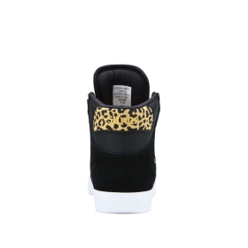 Supra Womens VAIDER High Top Shoes Animal/Black/white | US-10449